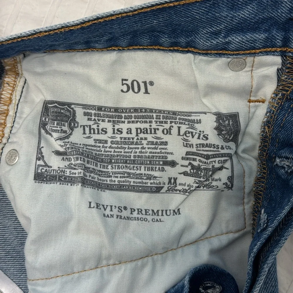 Levis 501 Denim Shorts
